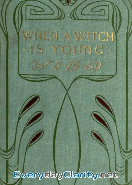 Book cover image When A Witch Is Young. A Historical Novel