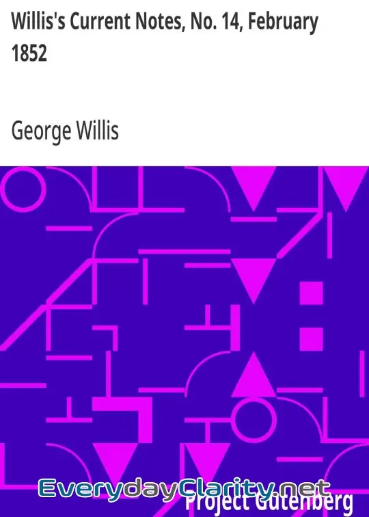 Book cover image Willis’s Current Notes, No. 14, February 1852