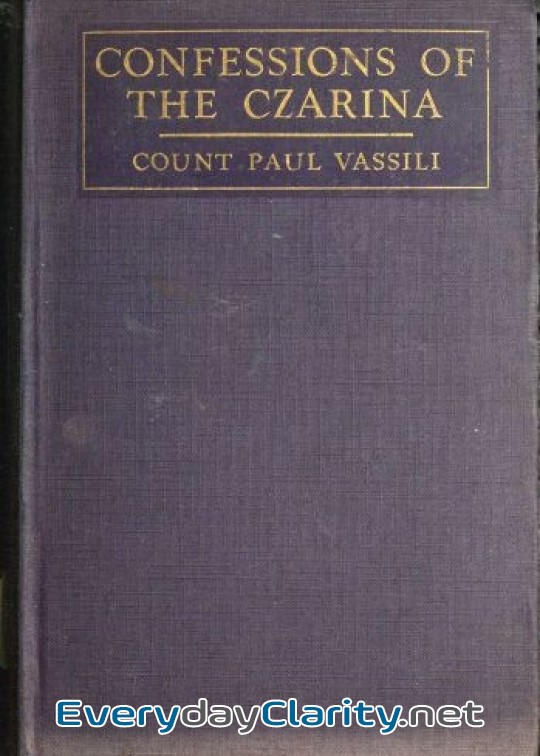 Book cover: Confessions Of The Czarina