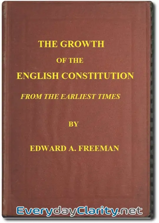 Book cover image The Growth Of The English Constitution From The Earliest Times