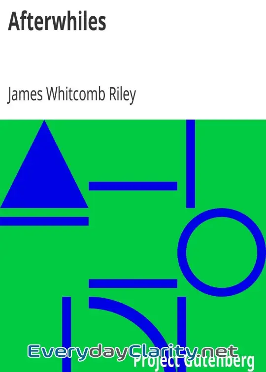 Book cover image Afterwhiles