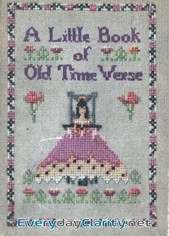 Book cover image A Little Book Of Old Time Verse. Old Fashioned Flowers