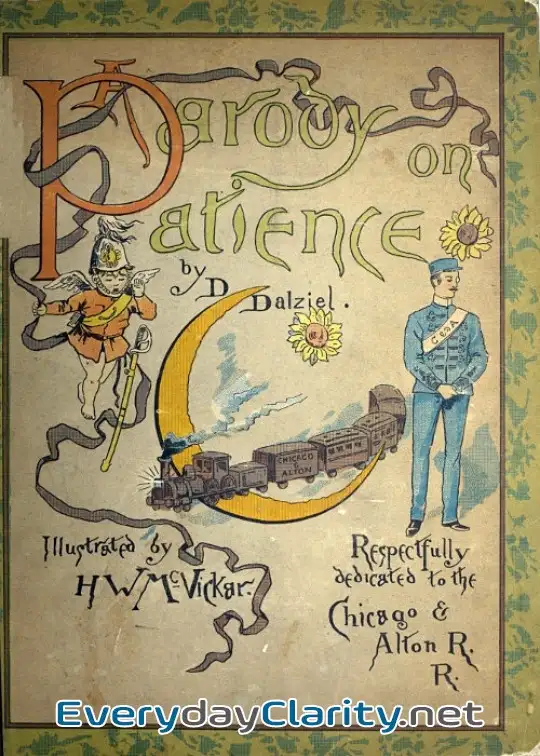 Book cover image A Parody On Patience
