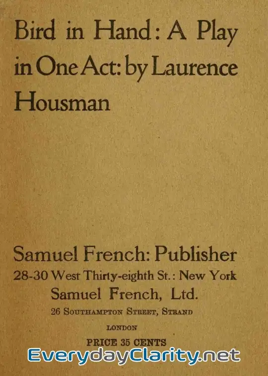 Book cover image Bird In Hand
