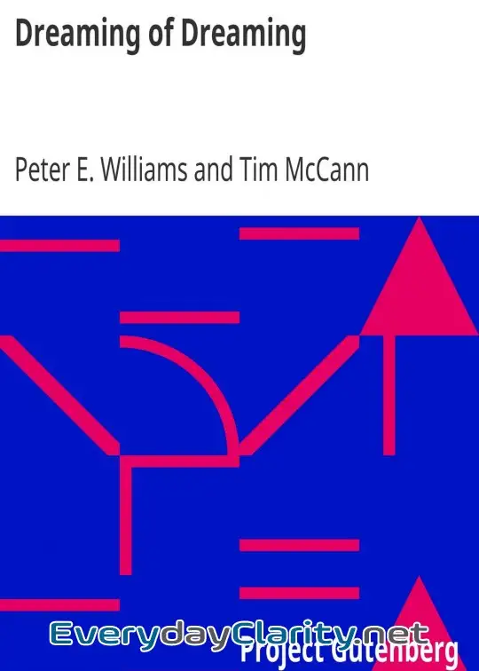 Book cover image Dreaming Of Dreaming . Poetry By Peter E. Williams