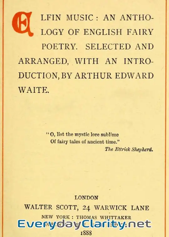 Book cover image Elfin Music