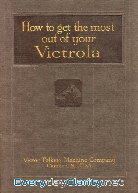 Book cover: How To Get The Most Out Of Your Victrola