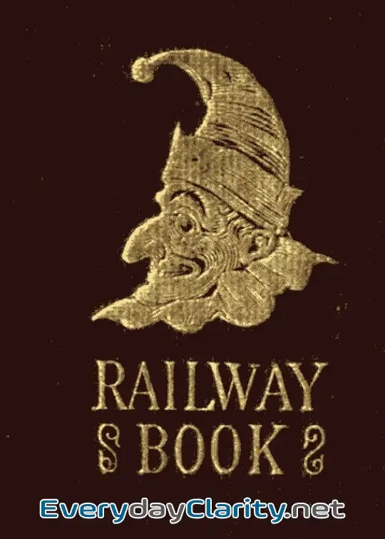 Book cover: Mr. Punch’s Railway Book