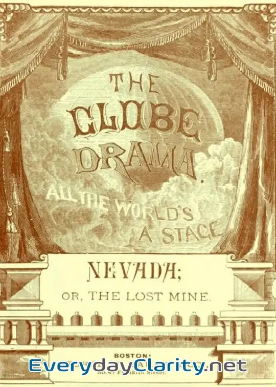 Book cover: Nevada; Or, The Lost Mine, A Drama In Three Acts