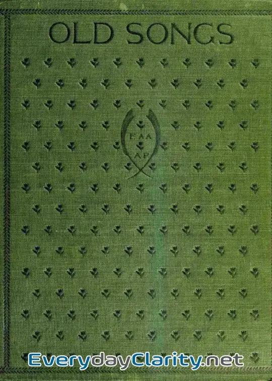 Book cover: Old Songs