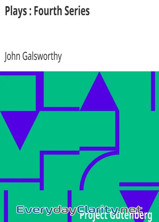 Book cover: Plays . Fourth Series