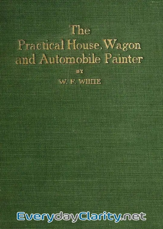 Book cover: Practical House, Wagon And Automobile Painter . Including Sign Painting, And Valuable Hint