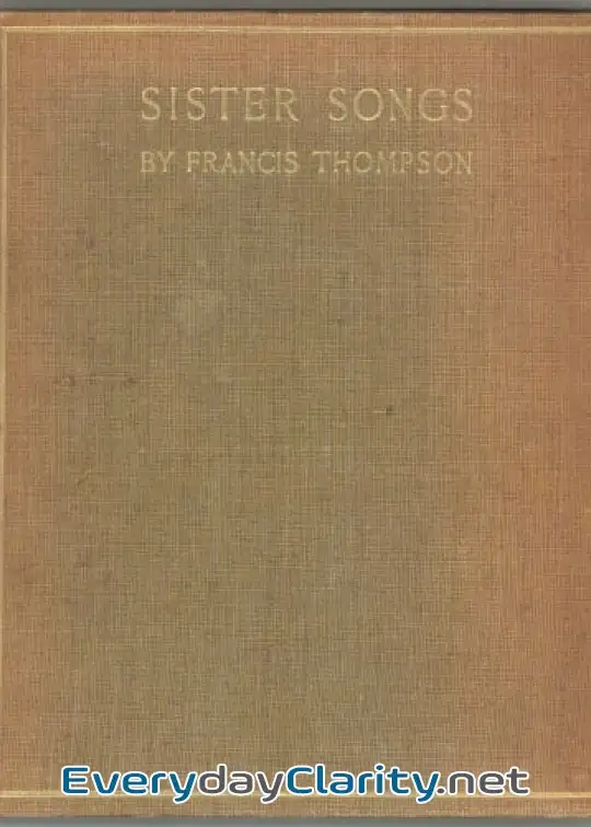 Book cover: Sister Songs. An Offering To Two Sisters