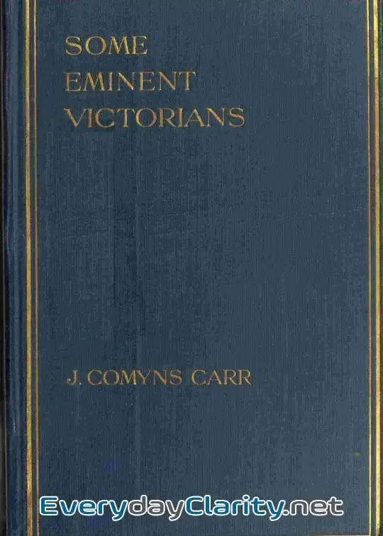 Book cover: Some Eminent Victorians. Personal Recollections In The World Of Art And Letters