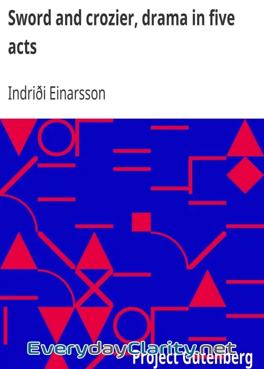 Book cover: Sword And Crozier, Drama In Five Acts