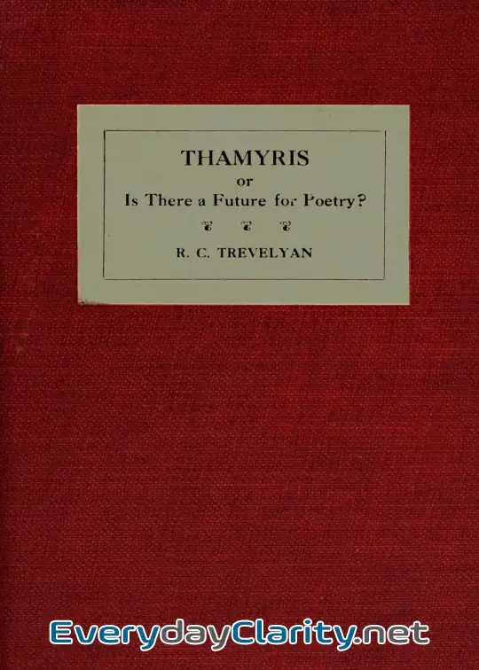 Book cover: Thamyris