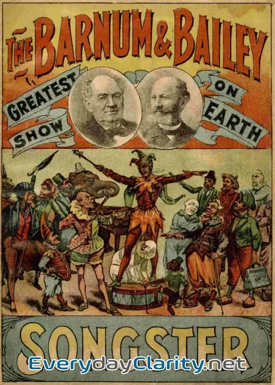 Book cover: The Barnum & Bailey Greatest Show On Earth Songster
