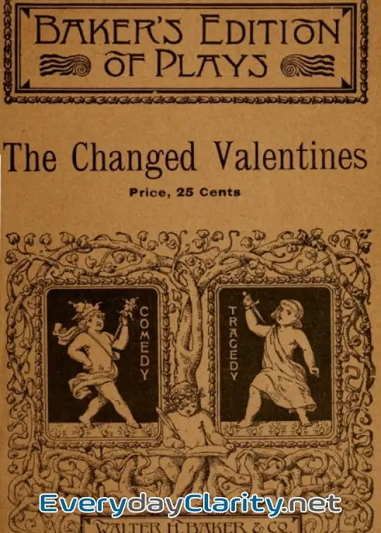 Book cover: The Changed Valentines, And Other Plays For St. Valentine’s Day
