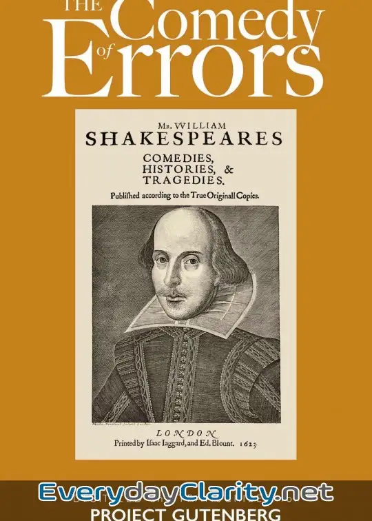 Book cover: The Comedy Of Errors