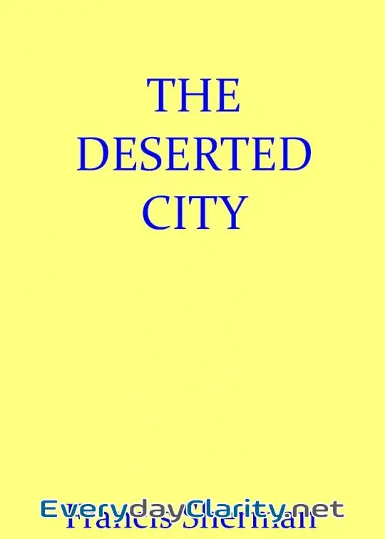 Book cover: The Deserted City