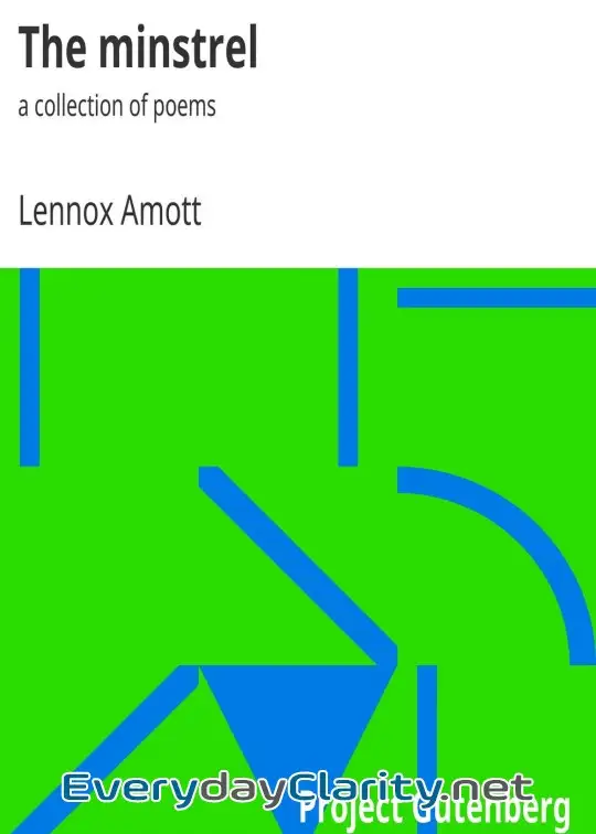 Book cover: The Minstrel