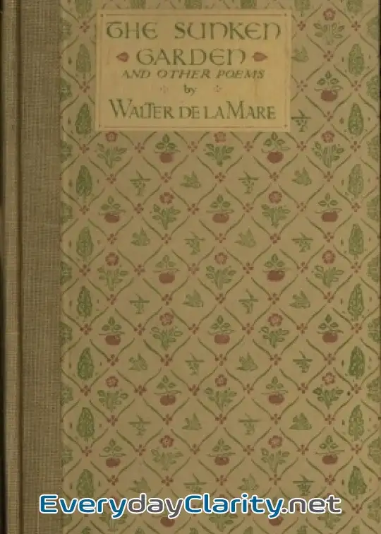 Book cover image The Sunken Garden, And Other Poems