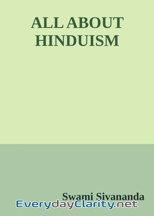 Book cover: All About Hinduism