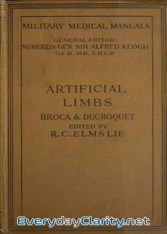 Book cover image Artificial Limbs