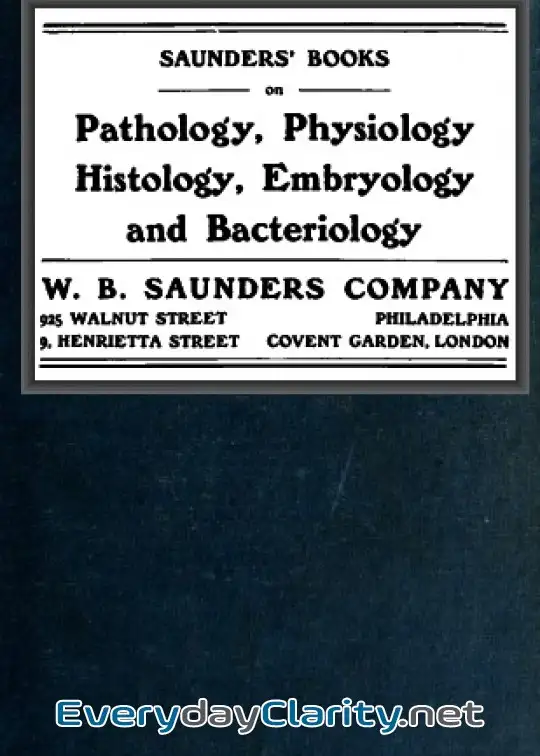 Book cover image Saunders’ Books On Pathology, Physiology Histology, Embryology And Bacteriology