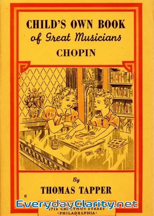 Book cover image Chopin . The Story Of The Boy Who Made Beautiful Melodies