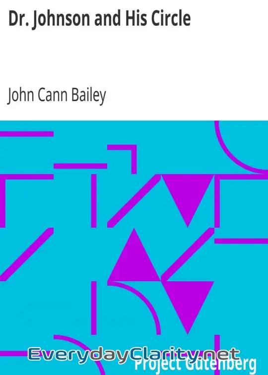 Book cover image Dr. Johnson And His Circle
