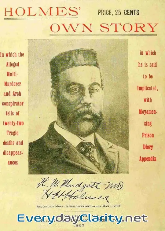 Book cover image Holmes’ Own Story . In Which The Alleged Multi-Murderer And Arch Conspirator Tells Of The