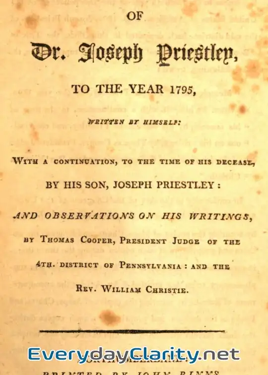 Book cover image Memoirs Of Dr. Joseph Priestley
