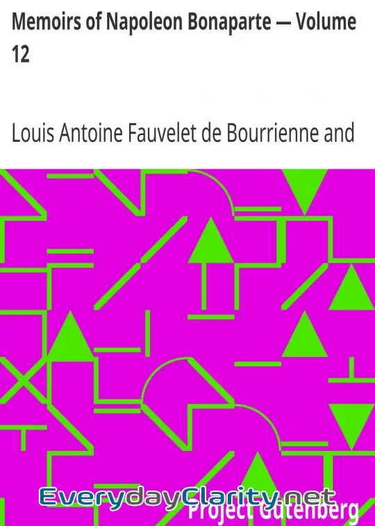 Book cover image Memoirs Of Napoleon Bonaparte — Volume 12