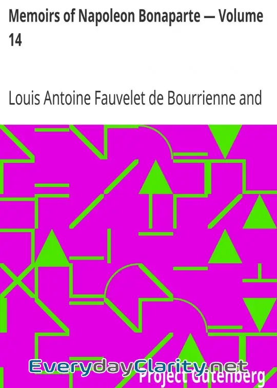 Book cover image Memoirs Of Napoleon Bonaparte — Volume 14