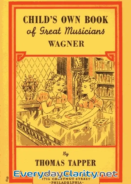Book cover image Wagner . The Story Of The Boy Who Wrote Little Plays