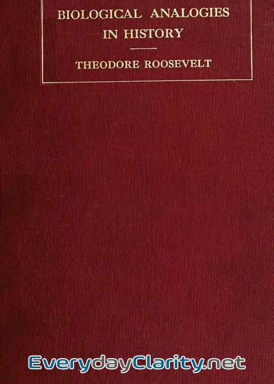 Book cover image Biological Analogies In History