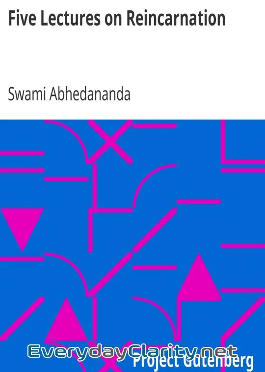 Book cover image Five Lectures On Reincarnation