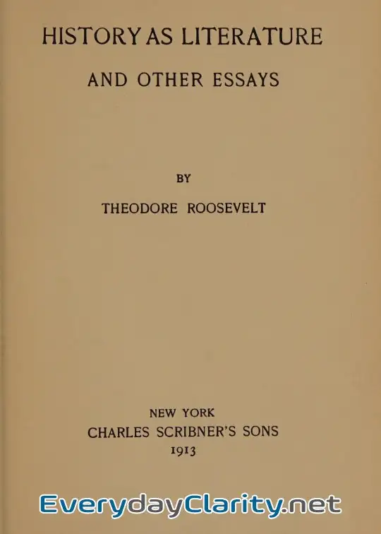 Book cover image History As Literature, And Other Essays