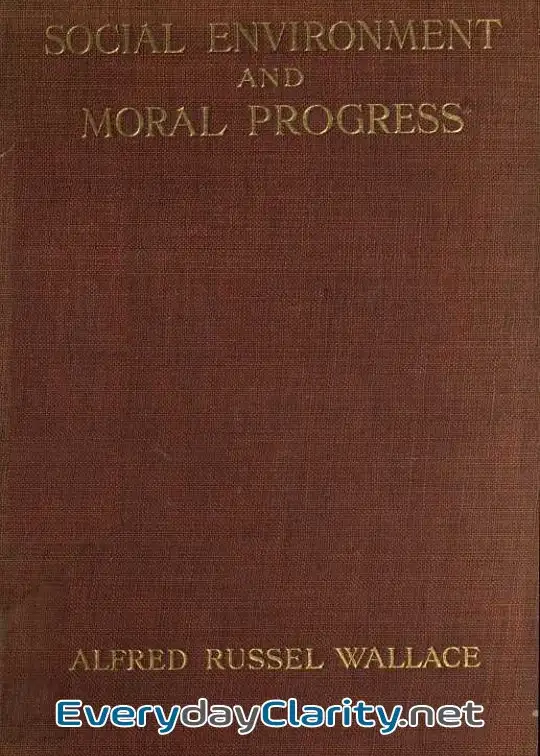 Book cover image Social Environment And Moral Progress