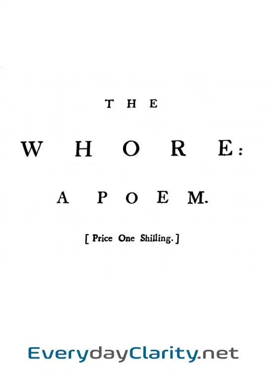 Book cover image The Whore