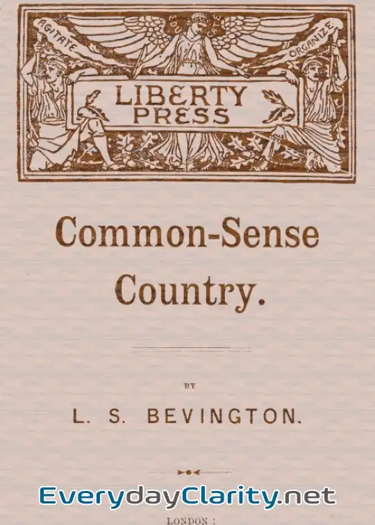 Book cover image Common-Sense Country