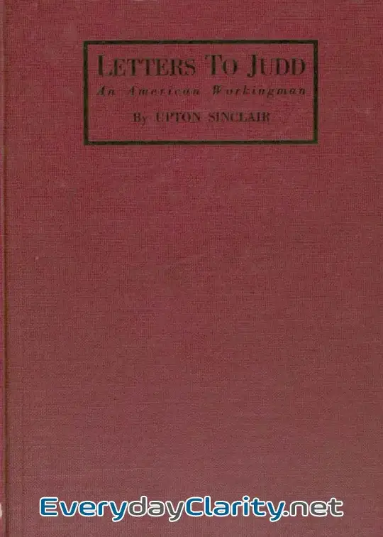 Book cover image Letters To Judd, An American Workingman