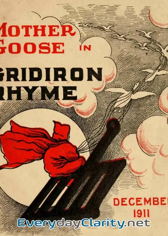 Book cover image Mother Goose In Gridiron Rhyme. A Collection Of Alphabets, Rhymes, Tales And Jingles . Wit