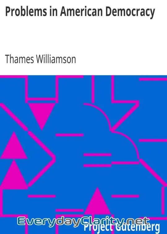 Book cover image Problems In American Democracy