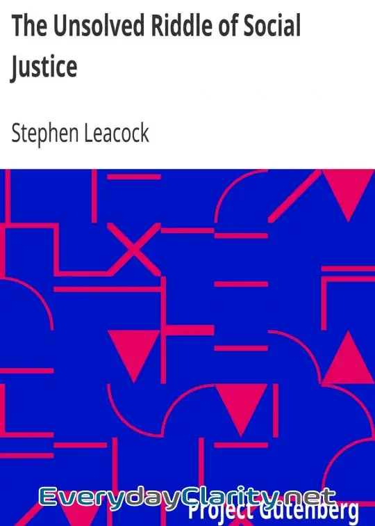 Book cover image The Unsolved Riddle Of Social Justice