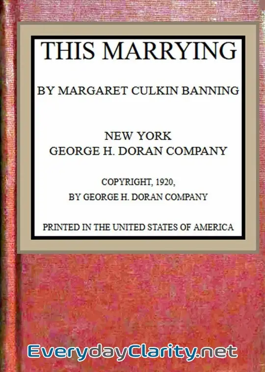 Book cover: This Marrying