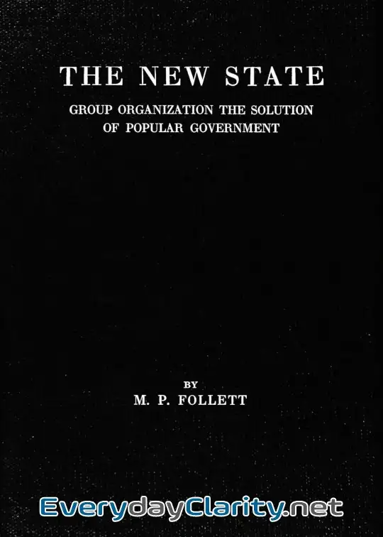 Book cover: The New State