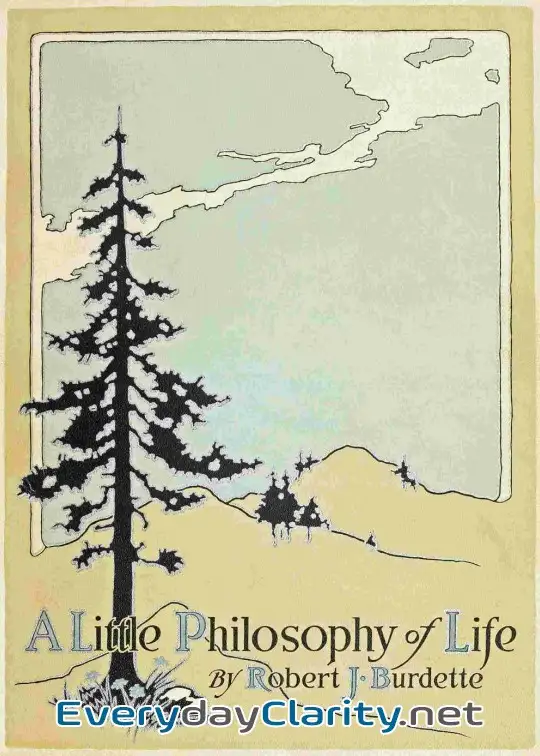 Book cover image A Little Philosophy Of Life