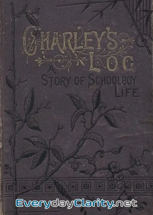 Book cover: Charley’s Log. A Story Of Schoolboy Life